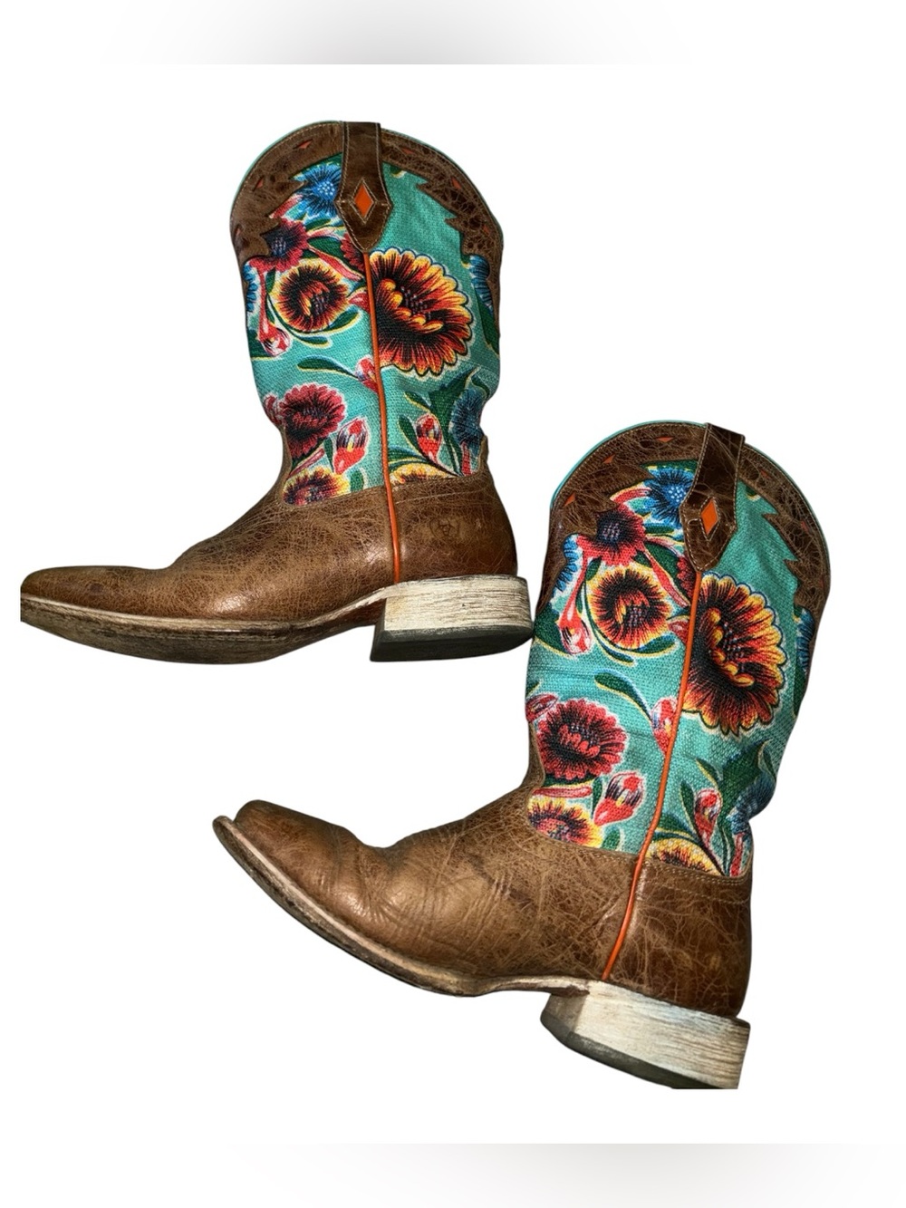 Ariat Circuit Women's Floral Champion Boot Size 8.5 - Picture 10 of 10